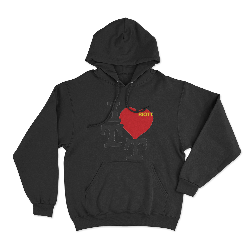 I Love TT Unisex Hoodie Black I Love TT Unisex Hoodie Black