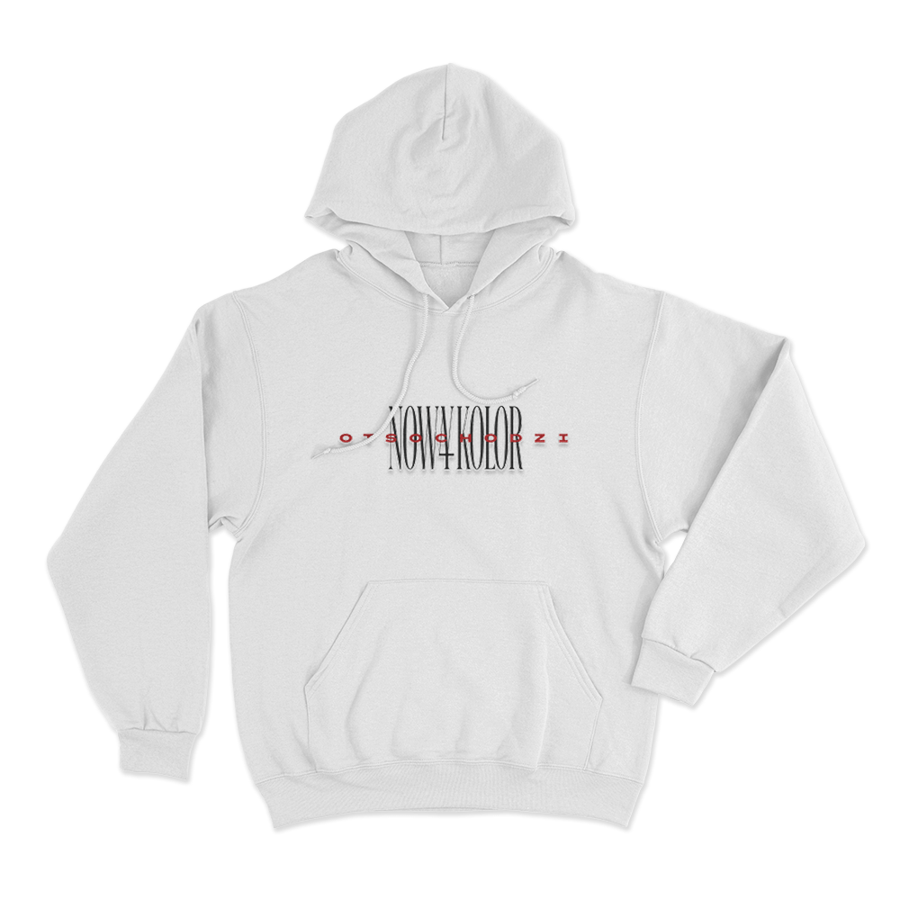 Nowy Kolor Unisex Hoodie White Nowy Kolor Unisex Hoodie White