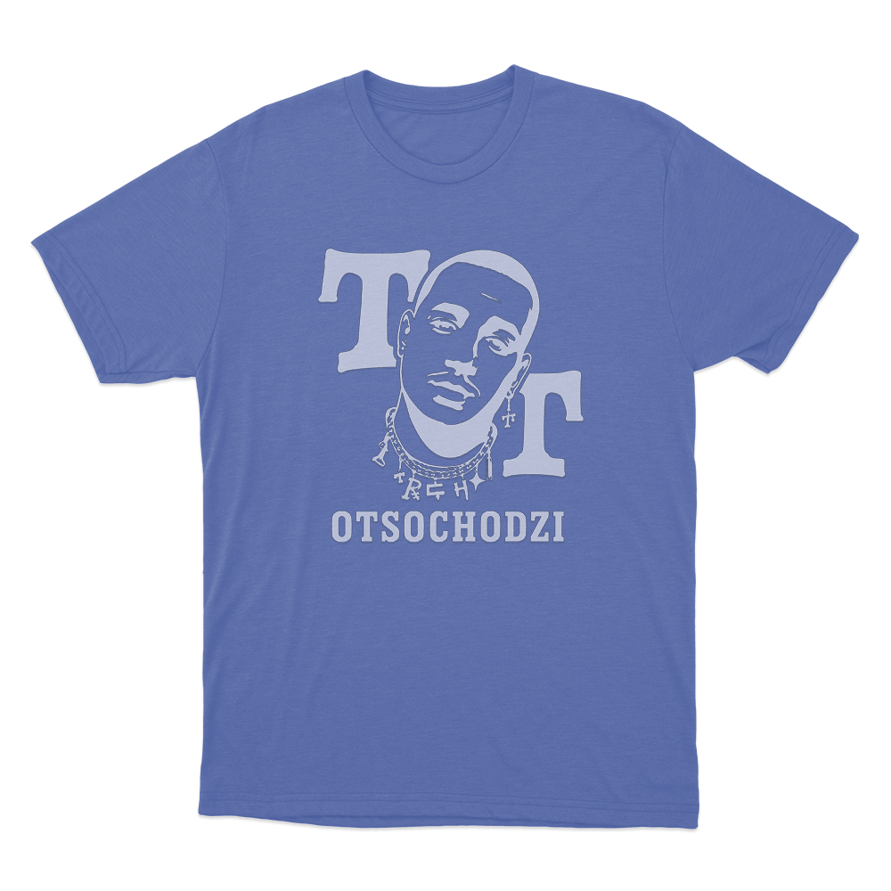 Otsochodzi Portrait Unisex T Shirt Blue Otsochodzi Portrait Unisex T Shirt Blue