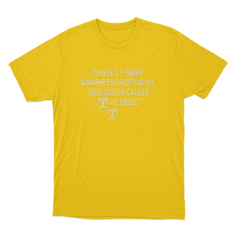 Otsochodzi The Grind Album Promo Unisex T Shirt Yellow Otsochodzi The Grind Album Promo Unisex T Shirt Yellow
