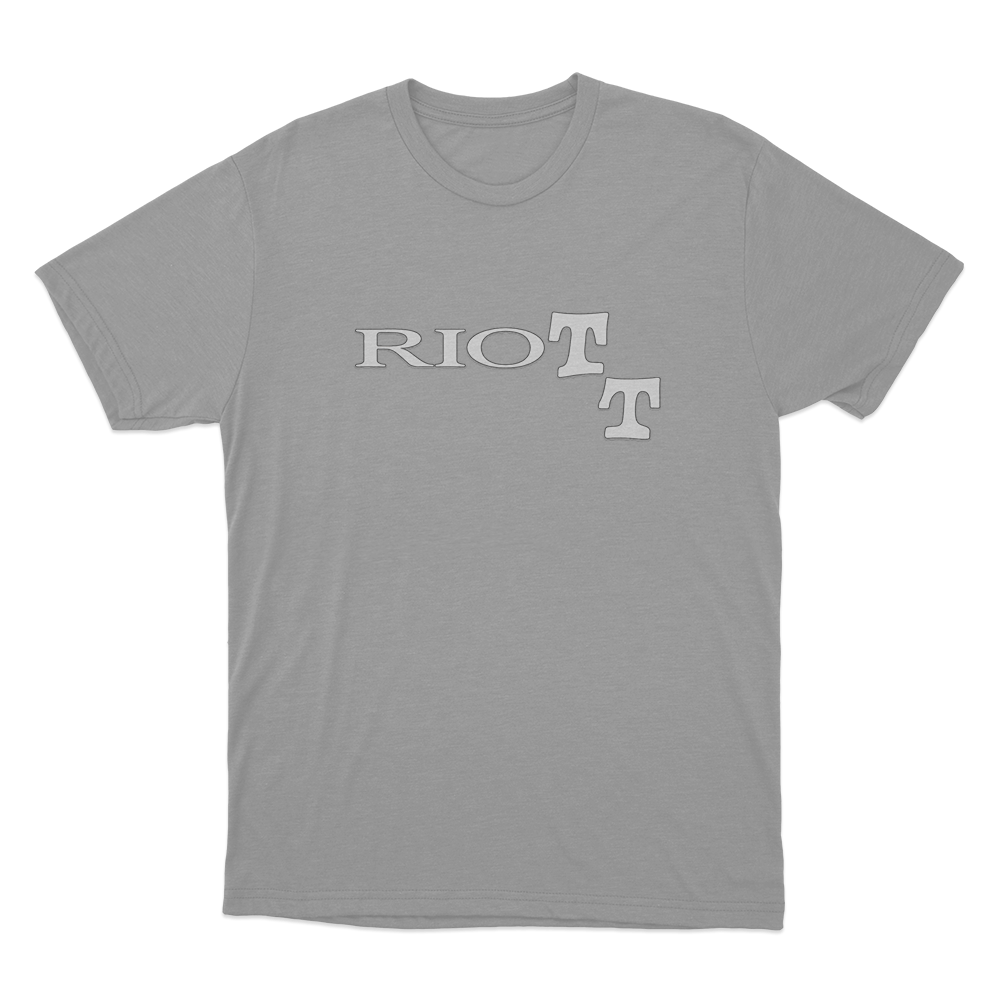 Riott Classic Unisex T Shirt Grey Riott Classic Unisex T Shirt Grey