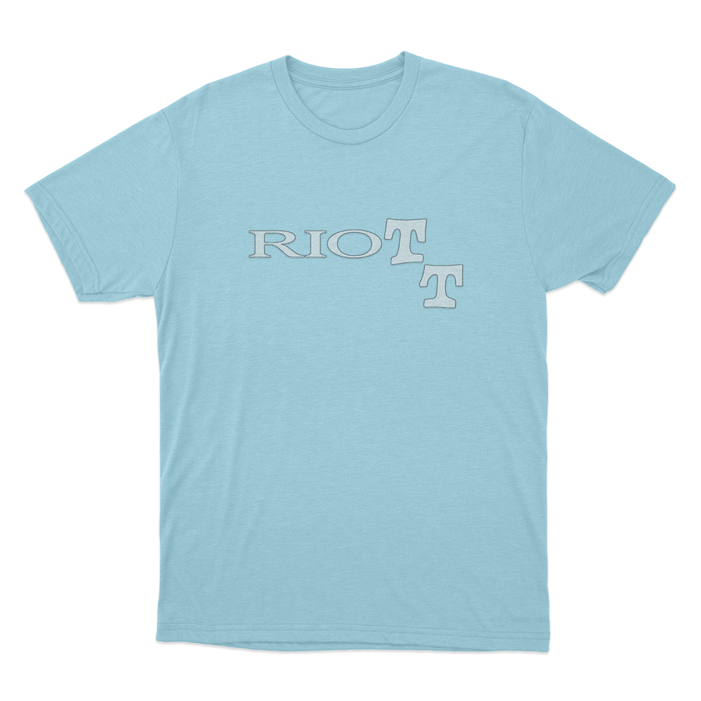 Riott Classic Unisex T Shirt Sky Blue Riott Classic Unisex T Shirt Sky Blue