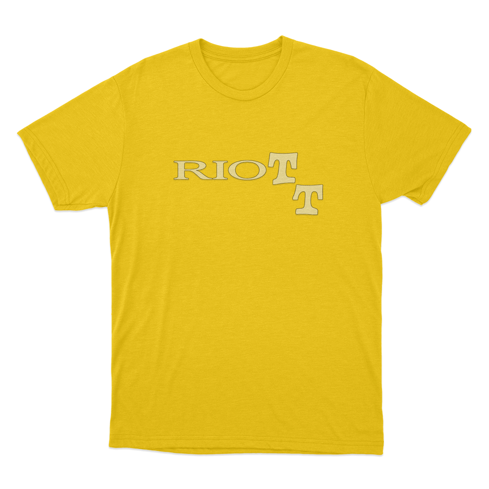 Riott Classic Unisex T Shirt Yellow Riott Classic Unisex T Shirt Yellow