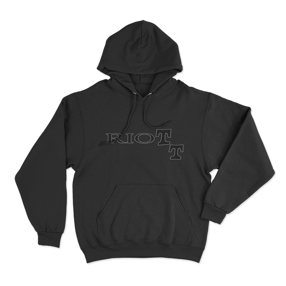 Riott Unisex Hoodie Black Riott Unisex Hoodie Black