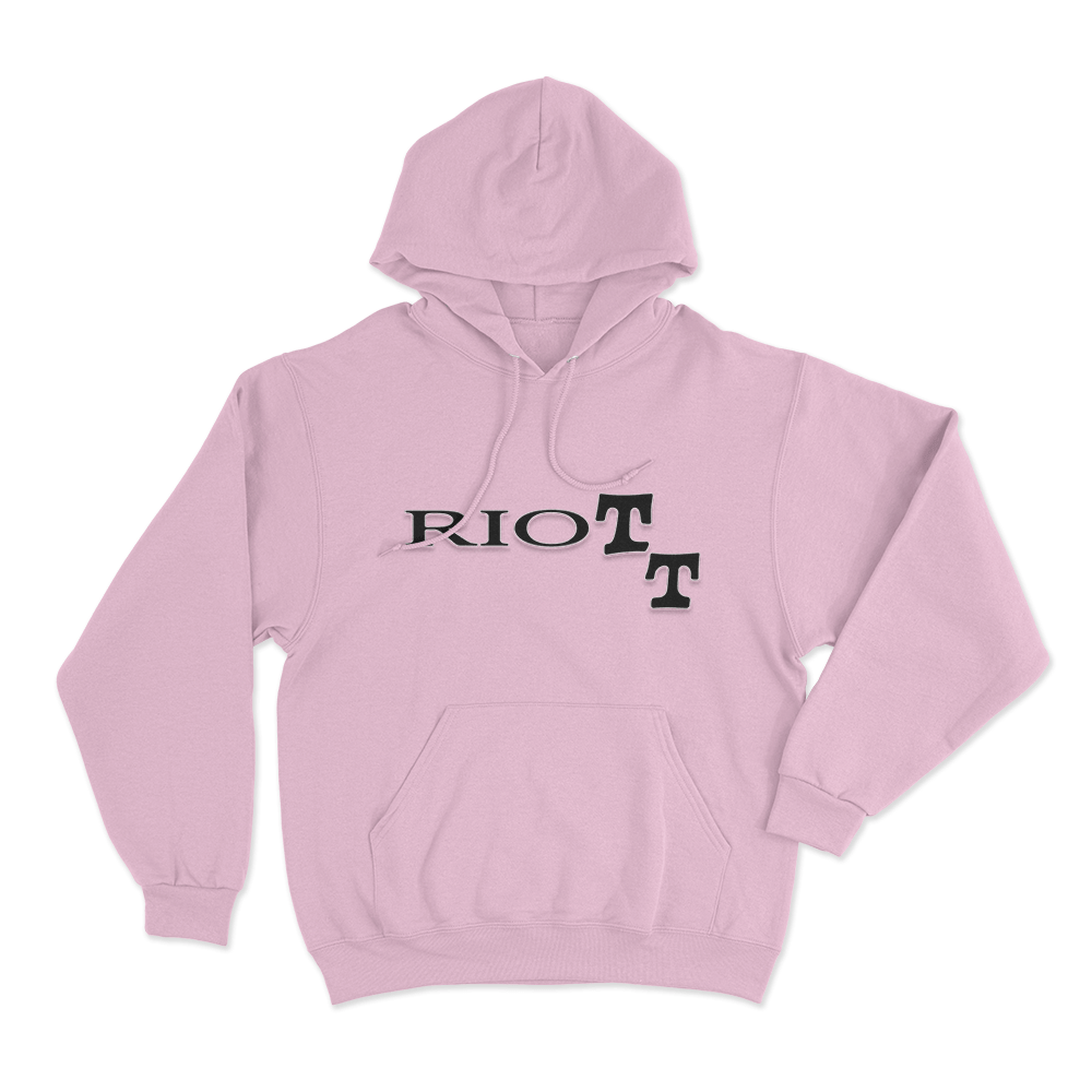 Riott Unisex Hoodie Pink Riott Unisex Hoodie Pink