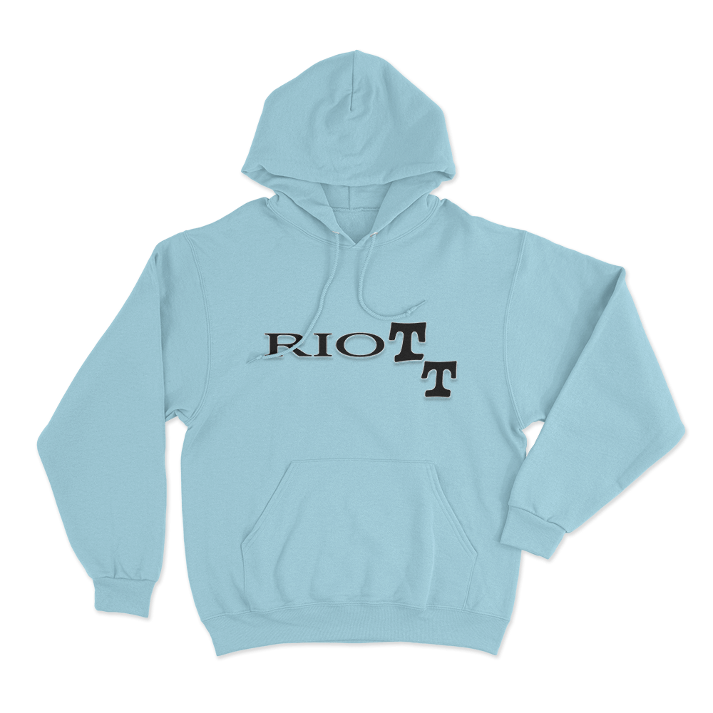 Riott Unisex Hoodie Sky Blue Riott Unisex Hoodie Sky Blue