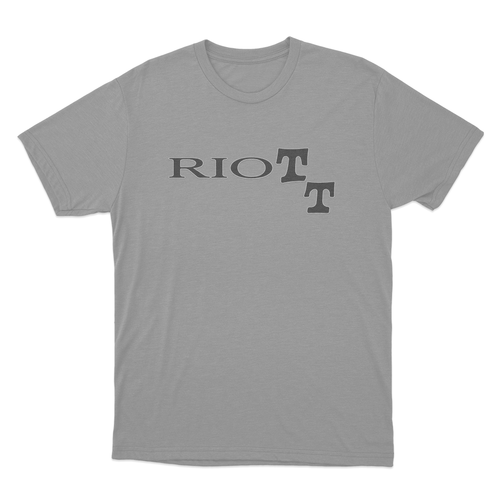 Riott Unisex T Shirt Grey Riott Unisex T Shirt Grey