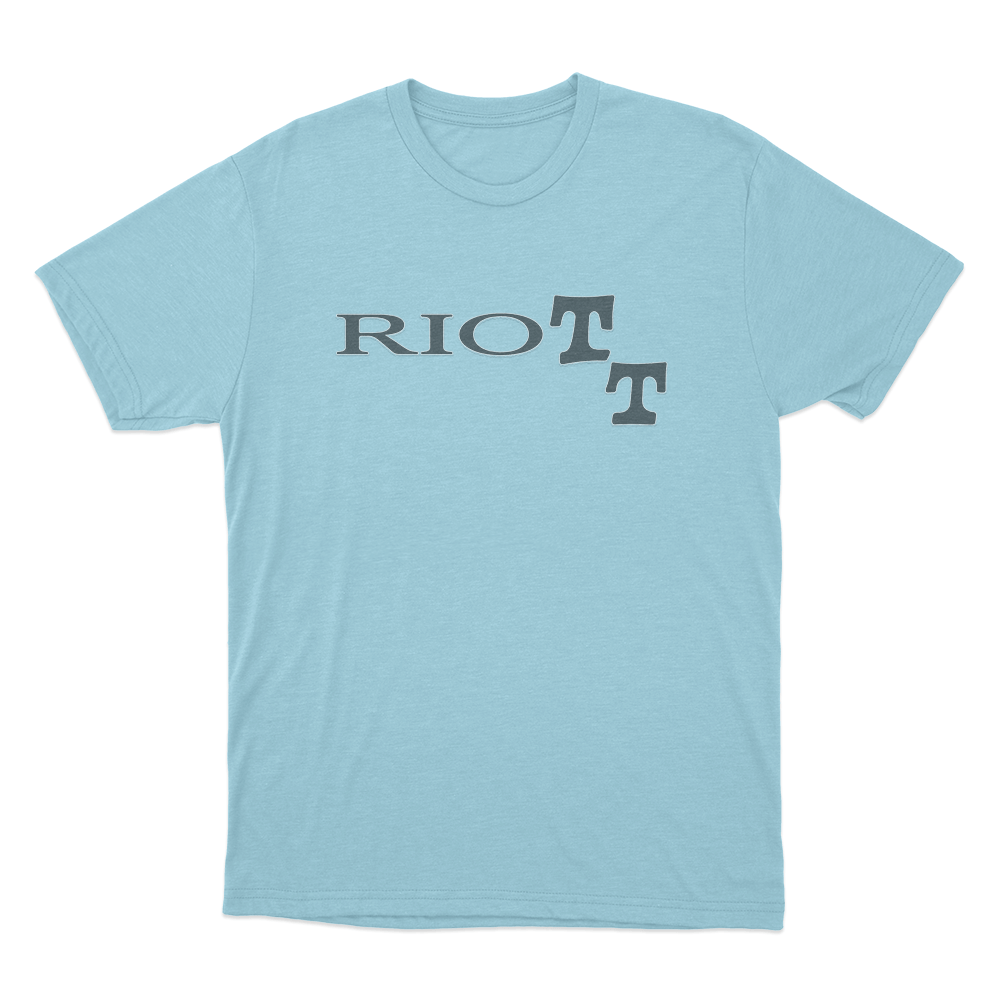 Riott Unisex T Shirt Sky Blue Riott Unisex T Shirt Sky Blue