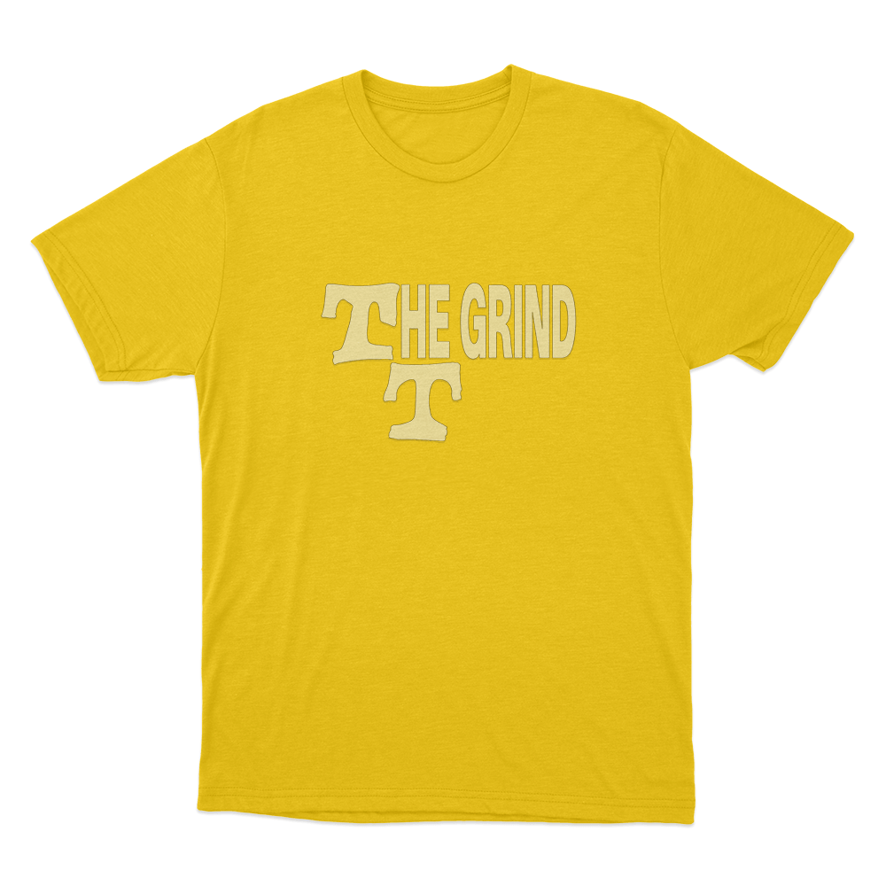 TT The Grind Unisex T Shirt Yellow TT The Grind Unisex T Shirt Yellow